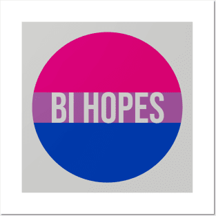 Bi Hopes - Bisexual Pride Flag Posters and Art